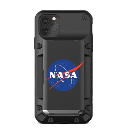 iPhone 11 Pro Max Case Damda Glide Pro NASA High quality TPU material Body and Real Metal Stripe for extreme drop protectionSufficient 3-4 card tough storage that heavily limits wireless charging.
