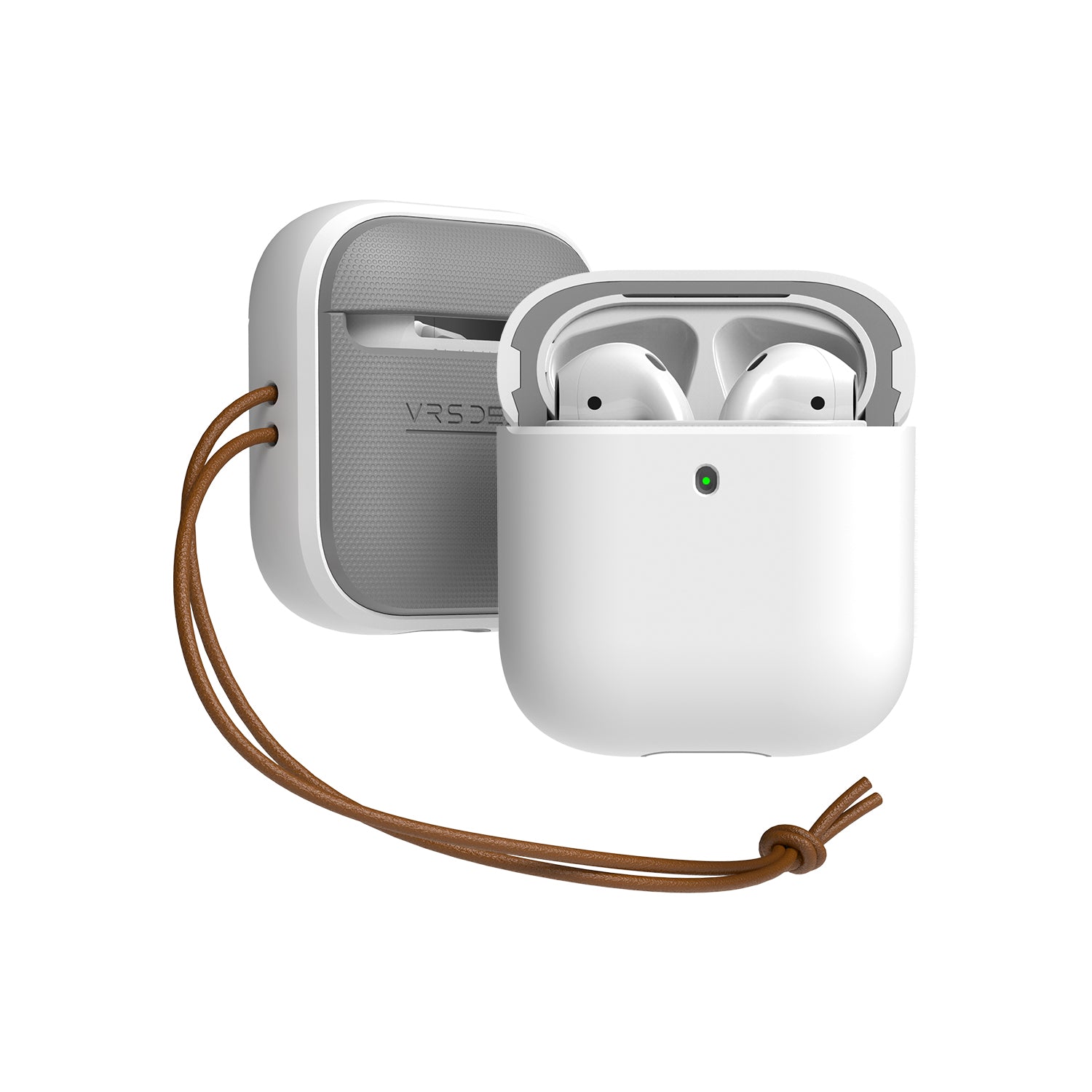 Inear Apple AirPods 1 & 2 Premium wireless earbuds carabiner case –