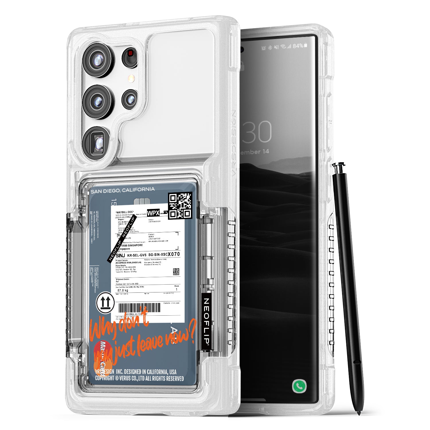 Samsung Galaxy S23 Ultra Wallet Case by VRS DESIGN Neo Flip Travel Passport – VRS Design Samsung Galaxy S23 Ultra Wallet Case by VRS DESIGN Neo Flip Travel Passport – VRS Design
